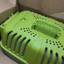 MidWest Homes for Pets Spree Travel Carrier Hard-Sided Dog & Cat Carrier, Small Pet Travel Crate with Handle, Ventilated Design, Easy Assembly, 22-Inch, Green