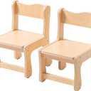 ROBUD Wooden Toddler Chair Wood, Kids Chair Set of 2, Sturdy Kids Chairs for Toddlers for Children Aged 3+, 250 Lbs Capacity Each Count