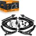 12 Pcs Front Upper Lower Control Arm Kit for Honda CR-V