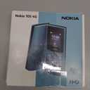 Nokia 105 4G | Dual SIM | GSM Unlocked Mobile Phone | Volte | Charcoal | International Version | Not AT&T/Cricket/Verizon Compatible