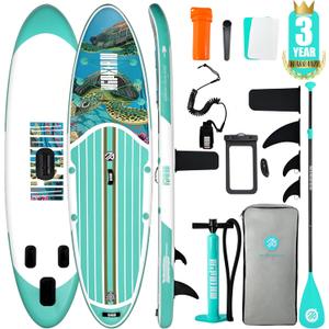 Niphean Instable Stand Up Paddle Board with Balanced Wing Design and SUP-Accessories,Anti-Slip EVA Deck,10'6 Inflatable Paddle Board for Adults &Youth of All Skill Level