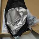 XL Universal Chair Canopy Umbrella, UPF 50+ Foldable Sun Shade Attachment with Adjustable Clamp, Fits Most Brands Beach, Camping, Lawn, Tanning, Zero Gravity, Lounge & Fishing Chairs (Black_1Pack)