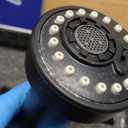 Bronze Kitchen Faucet with Pull Down Sprayer, Oil Rubbed Bronze Single Handle High Arc Commercial Farmhouse Kitchen Sink Faucet with Deck Plate