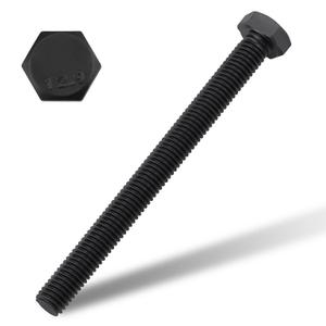 M12-1.75 x 80mm Hex Bolts, 12.9 Grade Alloy Steel, Black Oxide Finish, Full Thread, Coarse Thread UNC, Hexagon Head Bolts 5 PCS