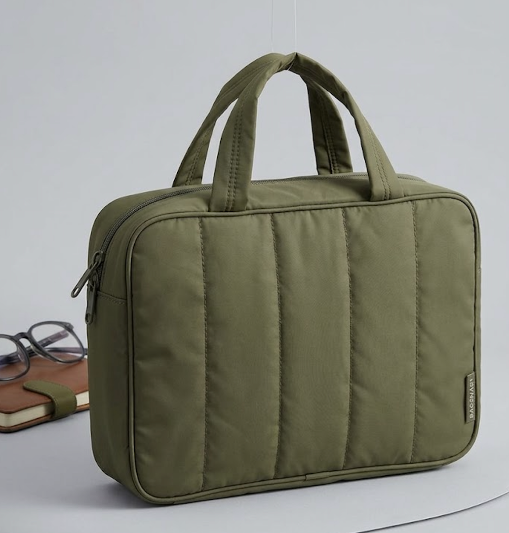 BAGSMART Bag for Men Women, Lightweight Puffy Bag with Compartments Shoulder Bag Handbag for Travel, Work, Gym | Lightweight