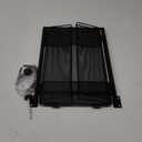 Under-Desk Drawer Slide Out Clamp-On-Desk Shelf for Office Supplies and Books Storage Metal Attachable Table Drawer Fit for Table Thickness 0.47-2.36in (Black, Normal)