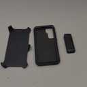 Defender Case for Samsung Galaxy S21 FE 5G - Black with Holster Belt Clip