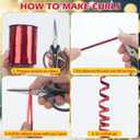 Silver Curling Ribbon, 500 Yards Shiny Metallic Thin Silver Ribbon for Balloon Strings, Gift Wrapping, Party, Festival, Celebratory