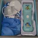 Baby Hair Clippers, Lower Noise Haircut Trimmers for Children with Autism and Sensory Sensitivity, Babies Infant Kids Waterproof Hair Cutting Kits (Light Green)