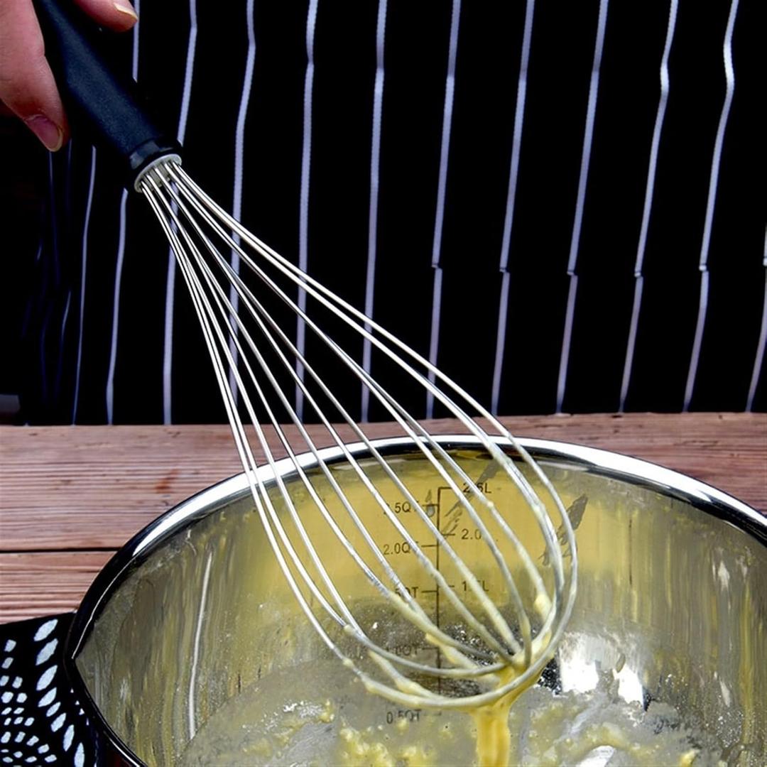 Hand whisk,Manual Egg Whisk Stainless Steel Whisk For Frothing And Creaming And Buttering Household Hand Mixer
