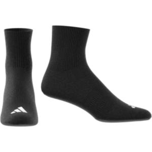 adidas mens Half Crew Solid Socks (12.5-15, Black)