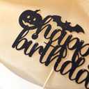 2 x Halloween Happy Birthday Cake Topper - Halloween Cake Topper,halloween Themed Girl/boy Birthday Cake Topper,halloween Birthday Party Decorations