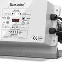 Saltwater Pool System, Westaho Salt Chlorine Generator with USA Titanium Cell for Above Ground Pools Up to 15,000 Gallons, Compatible with Intex Pool, IP 66 Waterproof