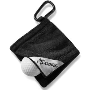 Frogger Amphibian Golf Ball Towel with Wet and Dry Technology Small Golf Ball Towels for Golf Bags with D Clip, Premium Golf Ball Accessories, Ultra Absorbent Frogger Amphibian Golf Ball Towel with Wet and Dry Technology Small Golf Ball Towels for Golf Bags with D Clip, Premium Golf Ball Accessories, Ultra Absorbent