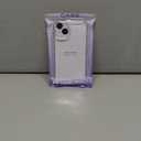 JJGoo Compatiable with iPhone 15 Plus Case Clear, Transparent Shockproof Phone Case, Slim Anti-Scratch Hard PC Back Protective Cover Bumper, Clear