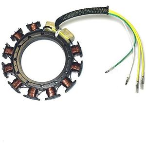 Stator For Mercury 174-2075K2 Outboard 30,40,50,55,60,65,75,80,90,100,115,120 HP 398-832075A21,832075A5,832075A17,832075A4 16-Amp 2,3,4 Cylinder 2-Stroke Force