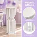 1 Pc Cylinder Stands for Party,White Cake Pedestal,Large Cake Stands, Cake Pedestal Stand,Cylinder Cakes Stand Display Stands for Birthday and Wedding Party Decorations