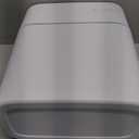 MOPALL Small Bathroom Cans with Lids,Motion Sensor Bathroom  Can,Narrow Waterproof Plastic 3.5 Gallon Automatic Adsorption Touchless Garbage Can,White