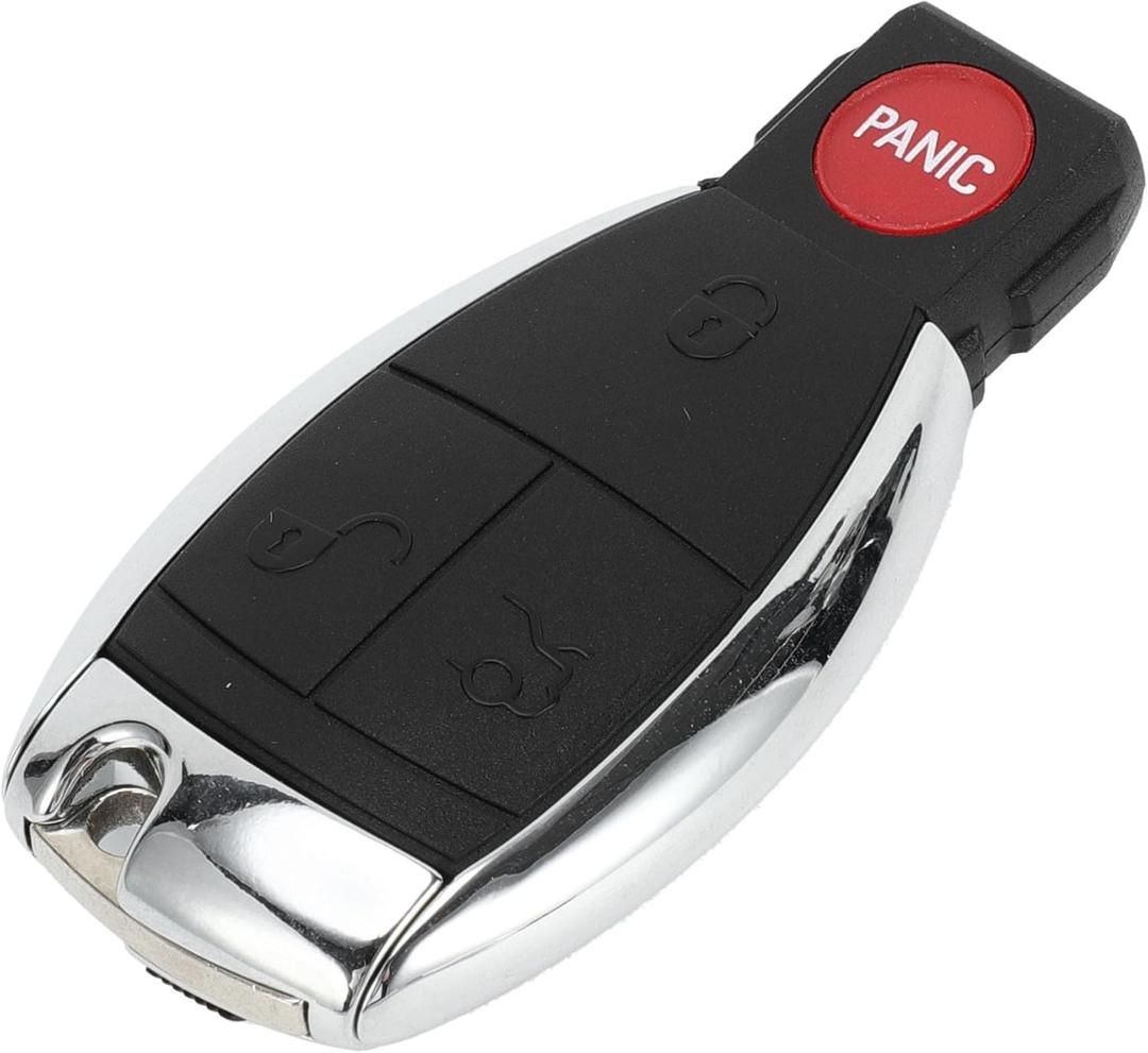X AUTOHAUX Keyless Entry Remote Key Fob Key Shell Case Replacement for Mercedes C300 E350 E550 ML350 for AMG GL450 S550 E320 ml CL SL SLK GLK 2008-2011 4 Buttons