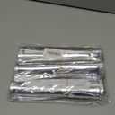 Reusable Aluminum Foil Sealable Storage Bags, Resealable Vacuum Zipper Pouches for Food, Stand Up Foil Sealable Bags with Label and Zip Lock for Vegetable Fruit Meat (30PCS, Medium)