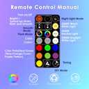 FTL GU10 LED Bulbs Color Changing Light Bulbs with Remote Control, Dimmable 2700K-6000K RGB Colored Light Bulbs 5W 40W Equivalent, 30 Colors, Timer, Spotlight for Track Lighting, 6-Pack