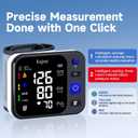 Wrist Blood Pressure Monitor2026 New Upgrade, Automatic Digital Blood Pressure Cuff Wrist with Large Display Bp Machine Blood Pressure Monitors for Home Use,99x2 Sets Memory with Storage Bag