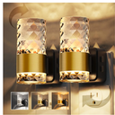 L LOHAS LED Night Light,Modern Night Lights Plug into Wall,2 Pack Amber-3000K-5000K Adjustable Color Temperature Night-light,Dimmable Nightlights with Dusk to Dawn Sensor for Rooms Bathroom Hallway