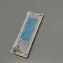 Cwise 24 Count Twisty Birthday Candles Spiral Birthday Cake Candles with Holders Light Blue Colors Cake Candle for Birthday, Party and Cake Decoration (Blue)