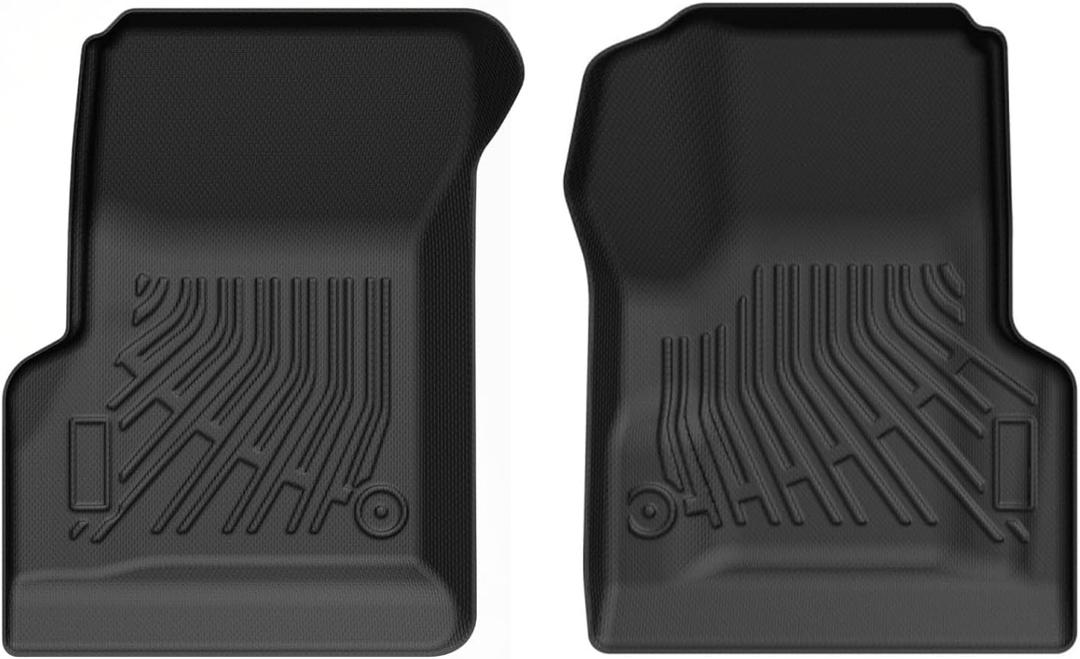 Wrangler TJ Floor Mats - Car Mats for Jeep Wrangler TJ 1997-2006, All Weather Floor Mat for Wrangler TJ Accessories, Heavy Duty Rubber Mats, Car Accessories