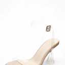 mysoft Women's Chunky Block Low Heels Open Toe Ankle Strap Heeled Sandals Comfortable Square Toe Wedding Party Dress Pump Shoes Size 7