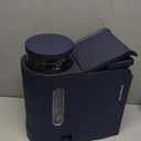 Gardner Pet Automatic Gravity Cat Food Feeder and Water Dispenser Stainless Steel Two-in-One Set Large Capacity Dispenser for Pets Dogs, Puppies, Kittens-(0.8 Gallons x 2) (Dark Blue)