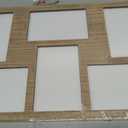 YESKAY 6 Picture Frame Collage 4x6 for Wall Decor,6 Opening 4 x 6 Collage Photo Frames Rustic Brown Multiple Picture Frames with Real Glass 1 Pack(OD:11X17in)