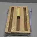 Magnetic Plastic Wrap Dispenser with Cutter, 3 in 1 Refrigerator Bamboo Organizer for Tin Foil, Baking Paper, Wax Paper Holder Kitchen Storage Box Compatible