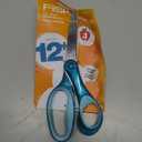 Fiskars 7" SoftGrip Student Glitter Scissors (1-Pack) for Kids Ages 12-14, Scissors for School or Crafting, Back to School Supplies