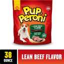 Pup-Peroni Dog Treats, Lean Beef Flavor, 38 Ounce, Made with Real Beef, 90% Fat Free (EXP 02/24/27)