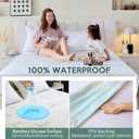 MUXHOMO Mattress Protector Full Size Bed, 100% Waterproof Mattress Cover, Cooling and Breathable Bed Pad Cover, Deep Pocket 8"-21"