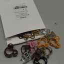 16 PCS Mouse Lady Thick Hair Barrette Clurly Vintage ABS Resin Colorful Hair Claw Clips Hair Jaw Clips Non-Slip Hair Catch Jaw Clamp Styling Accessories for Women Girl Party Celebration (8 Colors)