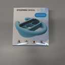 WEOTOO Steering Wheel Compatible with Switch 2 JoyCon Controller, 2 Pack Racing Wheels Compatible with Switch 2 JoyCon Accessories, Realistic Racing Experience with Comfortable Grip  Black