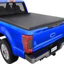 Tyger Auto T1 Soft Roll-up Truck Bed Tonneau Cover Compatible with 2017-2026 Ford F-250 F-350 Super Duty | 6.75' (82") Bed | TG-BC1F9127