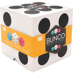 University Games | Bunco Party in a Box Game, for Ladies Night with The Girls, Complete with Fuzzy Die! for 2 to 12 Players Ages 8 and Up, White
