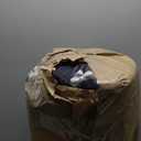 Waterproof Orthopedic Dog Bed for Extra Large Dogs 41x27x4 Inch - Egg Crate Foam Pet Crate Bed with Removable Washable Cover, Plush Top Anti-Slip Bed Mat, Navy