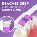 Oral-B 3D White Stain Eraser, 4 Count Soft Manual tootbrush Pack, Removes Stains, Whitens Teeth, Tongue and Cheek Cleaner