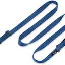 Hyhug Nylon Adjustable 4-6ft Dog Leash with Soft Neoprene Padded Handle, Durable Heavy Duty Leash with Easy-to-Use Bolt Snap, Ideal for Jogging Outdoor (Classic Blue)