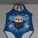 Ystardream Cute Swimsuits for Girls Bathing Suits with Soft & Quick-Dry Fabric Swimwear, 9-10