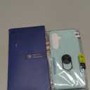 Janmitta for Samsung Galaxy S25 FE Case with Screen Protector+Camera Lens Protector,Heavy Duty Shockproof Full Body Protective Cover Built in Rotatable Metal Ring Holder Kickstand,2025 Mint Green