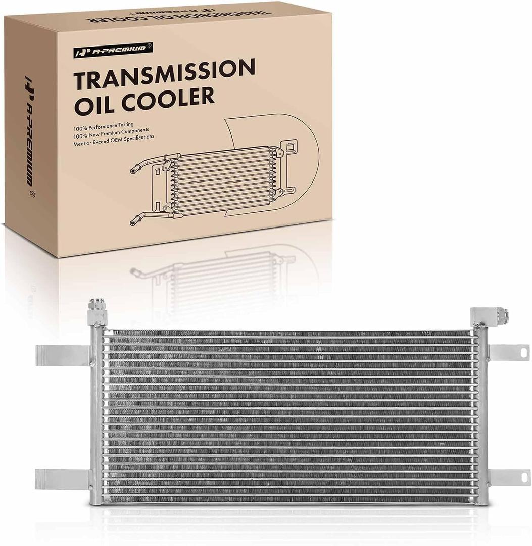 A-Premium Transmission Oil Cooler Compatible with Ram 2500/3500/4500/5500 2013-2018, 6.7L, Turbocharged