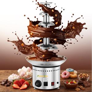 Commercial Chocolate Fountain 5 Tiers 18 lb Stainless Steel