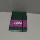 Legend Planner Hourly Schedule Edition  Deluxe Weekly & Daily Organizer with Time Slots. Time Management Appointment Book Journal for Work & Personal Life, Undated, A5 Hardcover  Dark Green Debossed