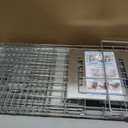 SZHLUX 32" Live Animal Cage Trap, Heavy Duty Folding Raccoon Traps, Humane Cat Trap for Stray Cats, Raccoons, Squirrel, Skunk, Mole, Groundhog, Armadillo, Rabbit, Catch and Release