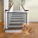 Dog Gate for Stairs Pet Gates for The House: Dog Gate Indoor Dogs Screen Mesh Gate for Doorways Stairways Safety 29 inches Tall, 30 inch Wide Fits Openings 24'' to 27'' Wide